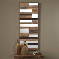 thumbnail image 2 of Uttermost Kaine Contemporary MDF Glass and Fir Wall Art in Natural/Dark Brown, 2 of 6