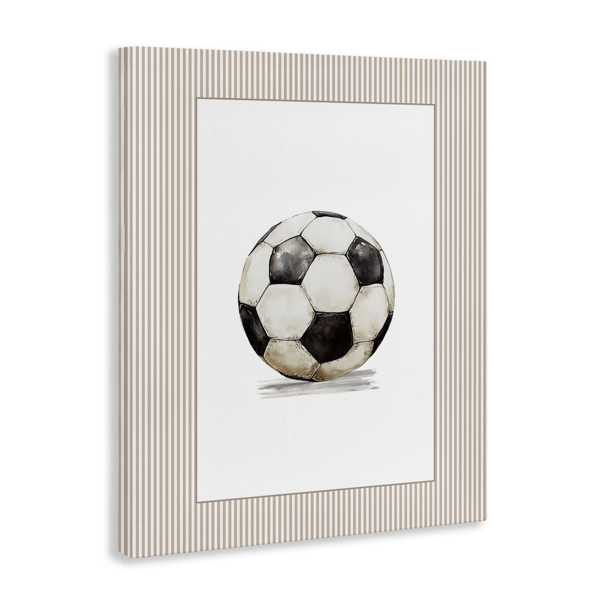 Stupell Industries Vintage Sports Soccer Ball Canvas Wall Art, design by Christine Simpson Art