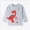 Grey, variant on WXFAZCVU Toddler Boys Long Sleeve Dinosaur Shirts Kid Cute Graphic T-Shirt Everyday Wear Size 3 Years