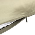 thumbnail image 2 of 3 Pack 19 Momme Smooth Mulberry Silk Pillow Case Cover, Queen, Light Brown, 2 of 8