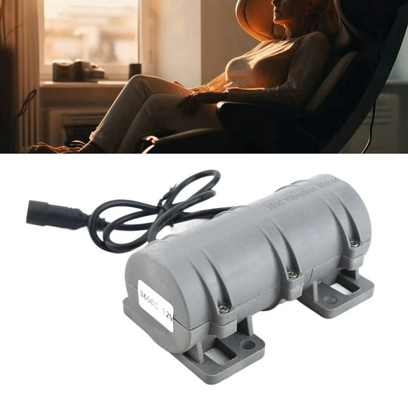 Vibration Motor, 3800RPM Strong Vibration Industry Mini Vibration Motor with Speed Controller, DC Motor Speed Vibrating Motor for Massage Bed Vibration Chair