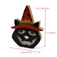 thumbnail image 2 of Linterna De Madera De Halloween Con Pilas Luminosa Decoración De Halloween Adorno De Festival De Fantasmas Multipropósito Para Interior Al Aire Libre Festival Party Club Eigraketly HA027939-01, 2 of 7
