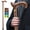 Brown, variant on ispuoocti Wooden Walking Cane for Men and Women, Handmade, Support up to 300 lbs Canes for Seniors,Ergonomic, Natural Solid Wood High-end Derby Cane Suitable for Gift Giving