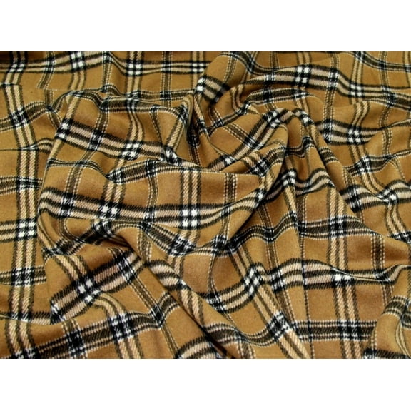 John Louden Wool Blend Coating Fabric Tan - per yard