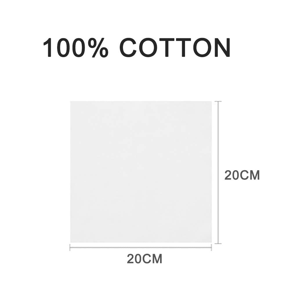 Set of 3 PurCotton Quality Cotton Tissue 100% Cotton 100pc/BX Pack 200mmx200mm Sheet Super Soft 原厂正品 (300 Pack) …