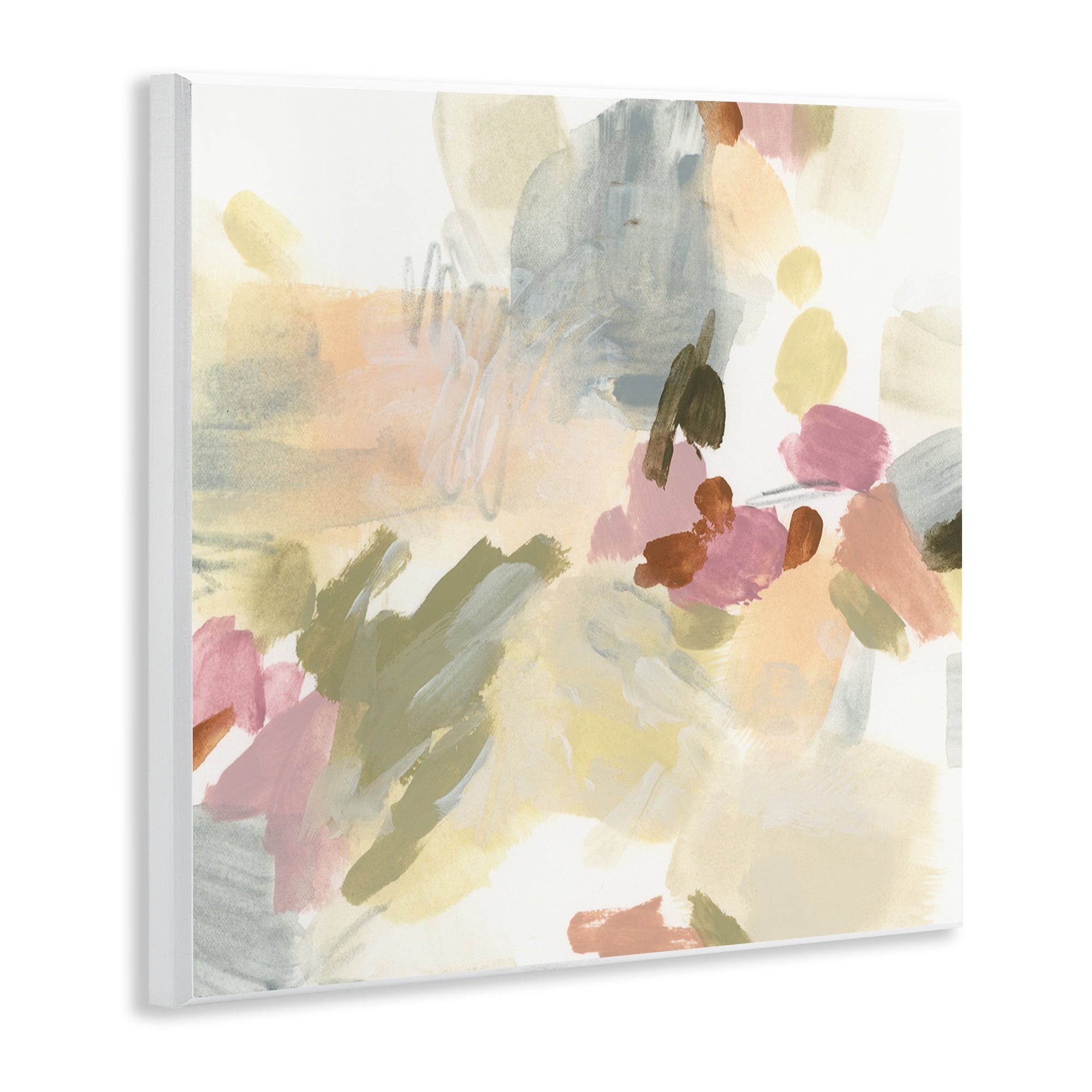 Stupell Industries Soft Restless Abstraction Abstract Painting Unframed Art Print Wall Art, 12 x 12