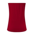 thumbnail image 6 of DondPO Vest Tops for Women Sleeveless Summer Tops Sexy Stretch Tube Top Off Shoulder Top Backless Top Party Loose Backless Top Casual T Shirts for Women Women'S Tops Red L, 6 of 6