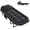 Black, variant on Gianna Folding Camping Bed, Adjustable Camping Cot with Mattress for Patio or Beach