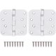 thumbnail image 3 of Bisagras para puerta Stone Harbor Hardware, 10 cm, cromo pulido, paquete de 2, 3 of 4