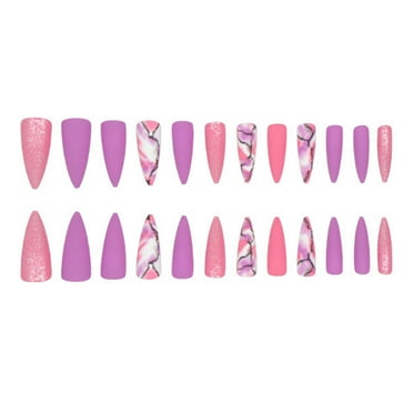 RAGUPEL Press On Nails Short,Easy Press-On Application Extra Short