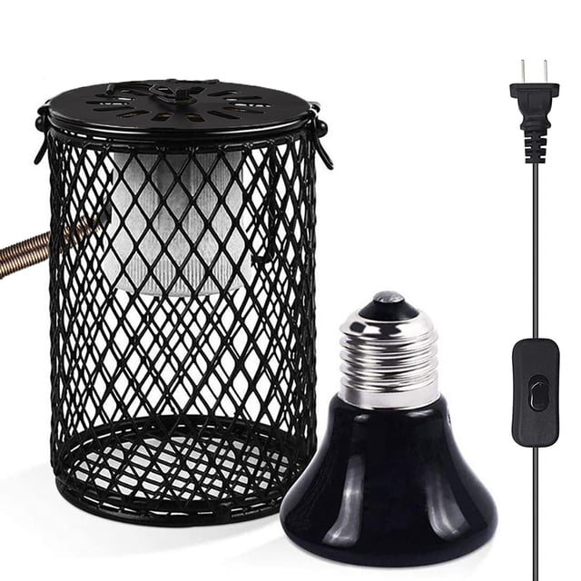 Lámpara de calor cerámica con emisor de calor para reptiles de 100 W Zortuer