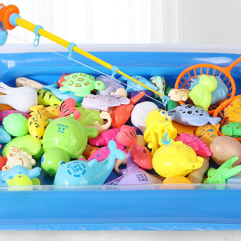 Magnetic Fishing Pool Toys Game for Kids - Water Table Bathtub
