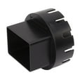thumbnail image 4 of Downspout Adapter Down  Tubing Adapter PE ABS Plastic Drain Adapter Replacement Downpipe Converter Connector With Screws, 4 of 8