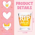 thumbnail image 2 of WWS-21st Birthday Shot Glass, 2 oz, White, Modern, Reusable, 2004, Happy 21st Birthday Party Decoration, 2 of 4