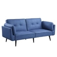 thumbnail image 6 of Ucloveria Loveseat Sofa,Futon Sofa with Ottoman for Living Room 2 Seats, 6 of 10
