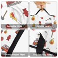 thumbnail image 6 of Fireman and Flame White Pattern Teens Toddler Nap Mat with Pillow, Sleeping Mat Bag for Preschool Daycare 50"x20", 6 of 6