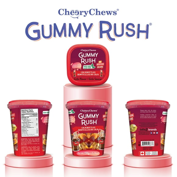 GUMMY RUSH COLA - FRENCH Pot 1X150g