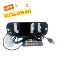 thumbnail image 4 of Letrero luminoso LED para automóvil con 10 colores que cambian con interfaz USB, interruptor de luces para facilitar la ubicación de los pasajeros durante la noche, con ventosas, 4 of 5