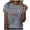 Gray, variant on Women's USA Glitter Print Bow Crew Neck Short Sleeve Tops Patriotic Casual Tees 4th of July Shirts for Independence Day Green 2XL