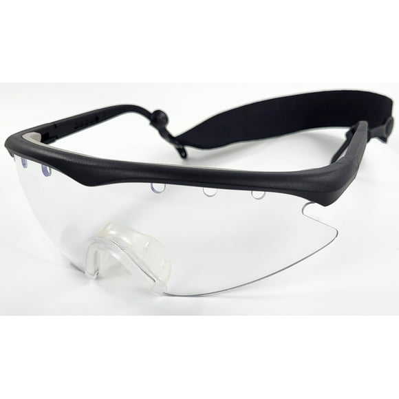 Going One Lunettes de Sécurité Sport - Lunettes de Protection pour Raquettes, Lunettes de Protection des Yeux pour Pickleball, Racquetball, Squash, Basketball; avec Sangle et Monture Rembourrée, pour Hommes et Femmes