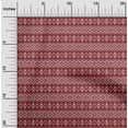 thumbnail image 2 of oneOone Viscose Chiffon Red Fabric Tribal Sewing Craft Projects Fabric Prints By Yard 42 Inch Wide, 2 of 5