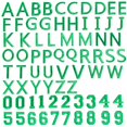 thumbnail image 1 of Parches con letras y números bordados termoadhesivos de TACVEL, 72 unidades, 1 of 7