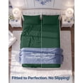 thumbnail image 5 of Utopia Bedding Queen Fitted Sheet Only, Ultra-Soft Microfiber, Deep Pocket, Fits Mattresses Up to 16 Inches - Emerald, 5 of 6