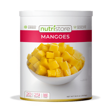 Nutristore Freeze-Dried Mangoes No. 10 Can