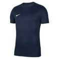 thumbnail image 2 of Nike Men's T-Shirt Park VII Dri-Fit Crew Neck Sports Gym Football Shirt Top Tee, Midnight Navy, S, 2 of 2