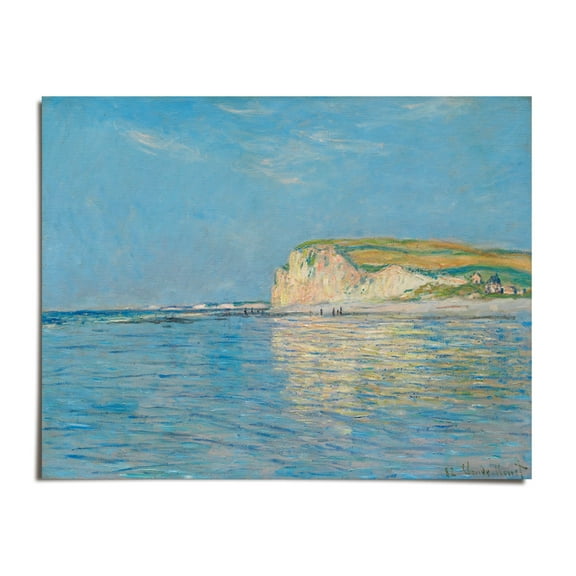 Low Tide at Pourville c. 1882 - Claude Monet - 8x10 - Wall Art Print - UNFRAMED