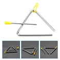 thumbnail image 4 of 1 Set of Triangle Dinner Bell Children Music Toy Percussion Instrument Toy, 4 of 8