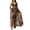Orange, variant on Women's Summer Dresses Bohemian Maxi Dresses Sleeveless Tank Dress V Neck Sexy Hawaii Tropical Print Beach Dresses Flowy Split Loose Sundress Dresses for Women 2025