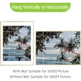 thumbnail image 5 of , 18x24 Gold Picture Frame Displays Photo 16x20 with Mat or 18 x 24 Without Mat for Wall Mounting, Classic Satin Aluminum Frames with Real Glass (Pack of 1), 5 of 7