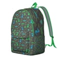 thumbnail image 2 of Nature Roaring Dinosaur Backpack – Watercolor Dino World Forest Pattern for Outdoor Use and Travel, 2 of 5