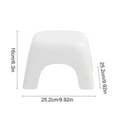 thumbnail image 2 of Boy Girl Stool Non-slip Stackable Footstool for Boy Girl Plastic Shoe Changing Stool for Bathroom Living Bedroom Safe Design with Handle, 2 of 6