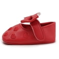 thumbnail image 3 of Calzado Antideslizante De Suela Blanda Para Bebé, Zapatos Bordados Con Patrón De Amor, Decoración De Lazo, Zapatos De Bebé Para Uso Diario Speravity BA001214-01, 3 of 6