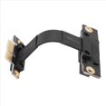 thumbnail image 5 of 3X Cable Vertical PCIE X1 Cable de Extensión PCIe 3.0 X1 una X1 de ÁNgulo Recto de 90 Grados Dual 8Gbps PCI Express 1X Tarjeta Vertical 5Cm, 5 of 5