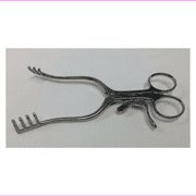 Stainless Steel Retractor 5-1/2 Blunt Teeth 3x4