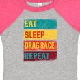 thumbnail image 4 of Inktastic Drag Racing Eat Sleep Drag Race Repeat Boys or Girls Baby Bodysuit, 4 of 5