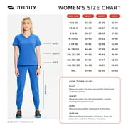 Infinity Cherokee Zip Front Scrub Jackets for Women, 4-Way Stretch Fabric, 2391A