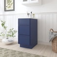 thumbnail image 2 of Vanity Art 15" W Birch Plywood Freestanding Single Base 3 Drawers Storage Cabinet, 2 of 8