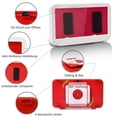 thumbnail image 3 of Soporte para teléfono de ducha autoadhesivo, impermeable, táctil, antivaho, bandeja para teléfono de montaje en pared para baño, cocina, compatible con teléfonos de menos de 7", 3 of 7