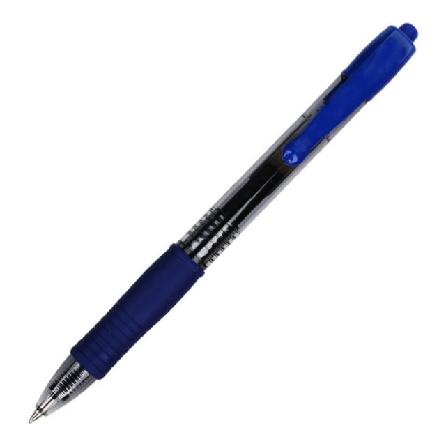 0.7mm Neutral Pen Press Gel Pen Smooth Writing Signature Pen (Blue)