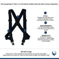 thumbnail image 4 of Perry Suspenders  1.5 Inch Elastic Outback Side Clip Ubee Trucker Suspenders (Men), 4 of 4
