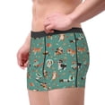 thumbnail image 2 of Sikiie Veterinary Clinics Print Men's Boxer Briefs, Elastic Waistband Boxer Briefs Leggings-X-Large, 2 of 5