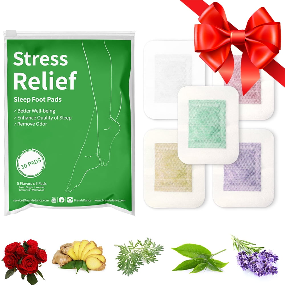 OrientLeaf 30 Pcs Deep Cleansing Foot Pads, Natural Ginger Foot Pad