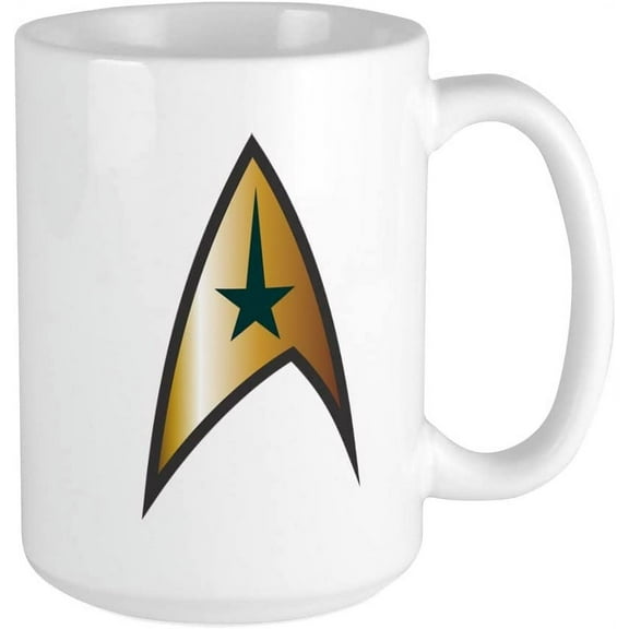 Star Trek Insignia Large Mug Ceramic Coffee Mug, Tea Cup 15 oz