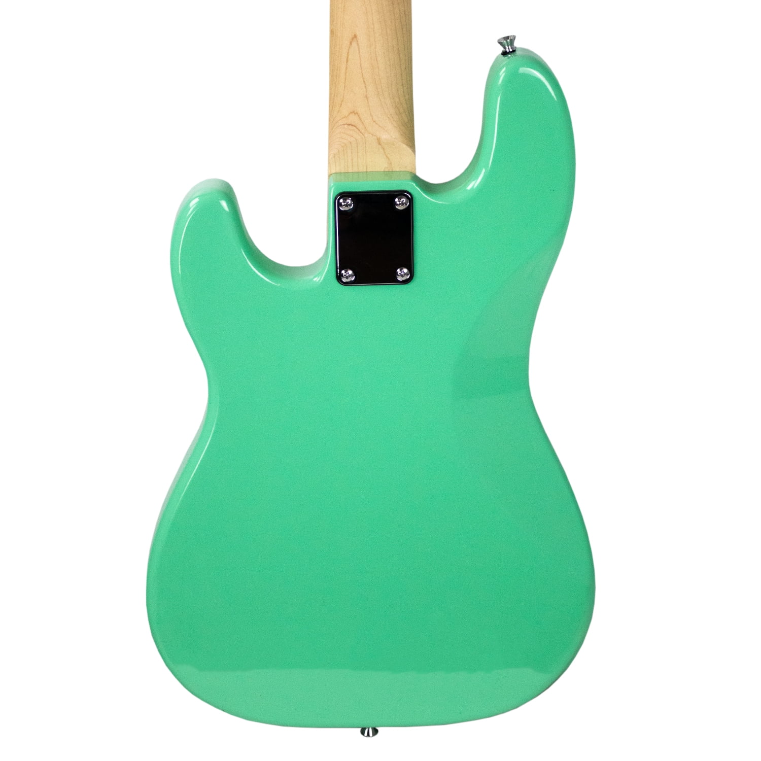 Sawtooth Americana Road Warrior Series Surf Green w Aluminum Pickguard Electric Bass Guitar