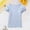 Blue, variant on Lujianch Soft Girls Short Sleeve T Shirt Cute Puff Sleeve Top Comfortable Casual Tee For Toddler And Kids Long Sleeve Shirts Girls Size 9-10 Years