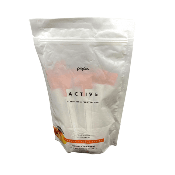Plexus Active Peach Mango Energize Your Body and Brain 15 ct